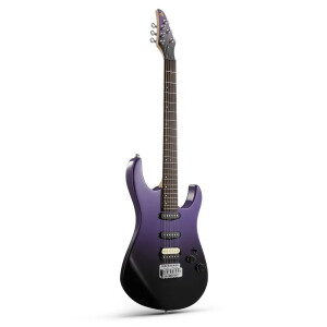 Donner DMT-66 Elektro Gitar (Midnight Purple Gradient) - Donner