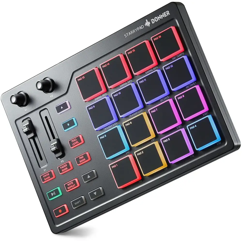 Donner DPD-16 STARRYPAD MIDI Controller - 4