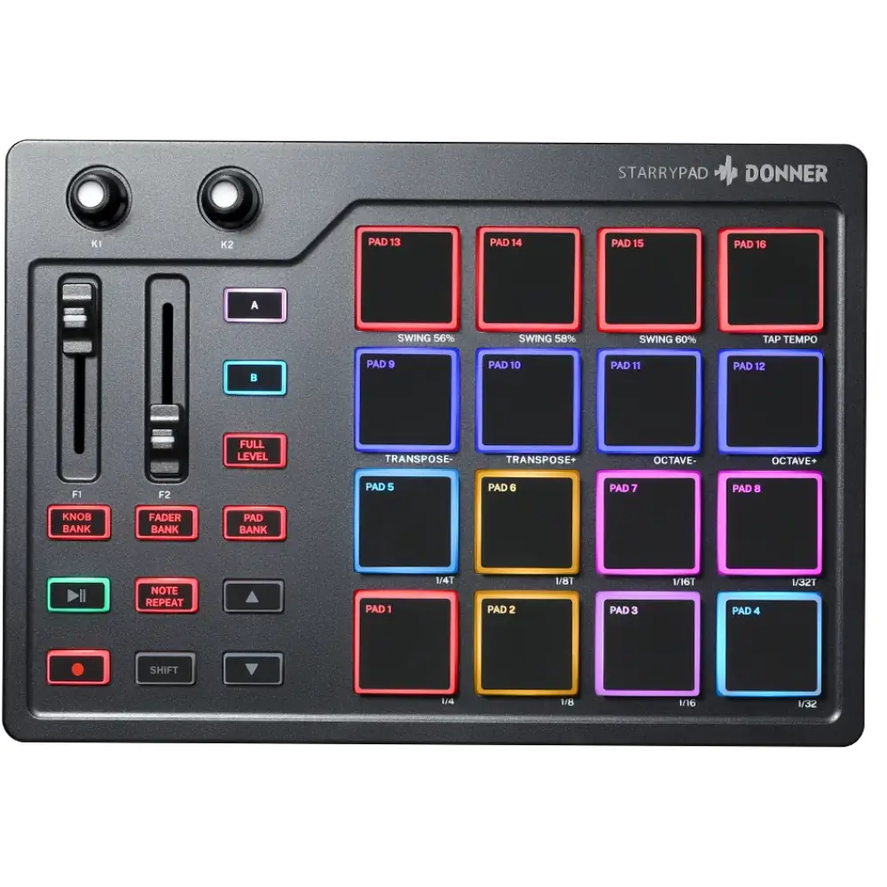 Donner DPD-16 STARRYPAD MIDI Controller - 3