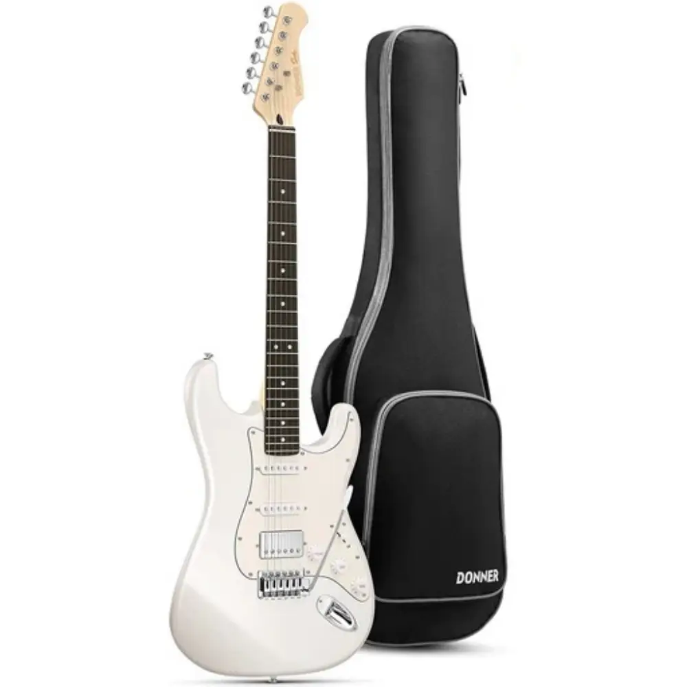 Donner DST-152 Full-Size ST Elektro Gitar (Beyaz) - 1