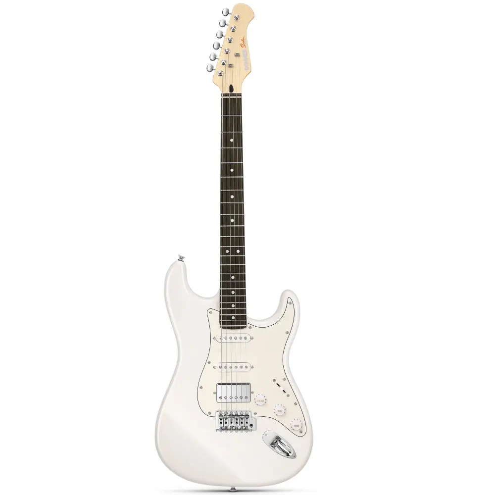 Donner DST-152 Full-Size ST Elektro Gitar Seti (Beyaz) - 2