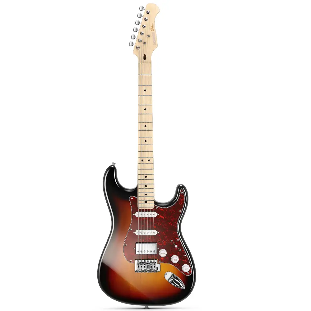 Donner DST-152 Full-Size ST Elektro Gitar (Sunburst) - 2