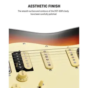 Donner DST-600 Elektro Gitar (3 Color Sunburst) - 4