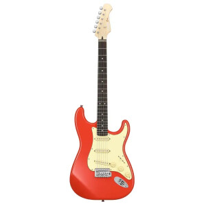 Donner DST-600 Elektro Gitar (Fiesta Red) - Donner