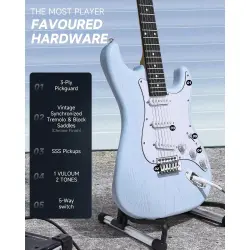 Donner DST-80 ST Elektro Gitar Seti (Sonic Blue) - 3