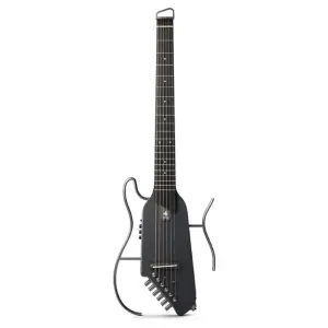 Donner Hush-I SE Special Edition Silent Gitar (Siyah) - 1