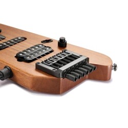 Donner HUSH-X Headless Traveller Elektro Gitar Seti (Natural) - 3