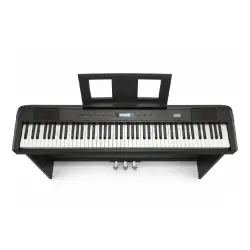 Donner Lite 200 Dijital Taşınabilir Piyano Set (Siyah) - 2