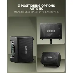 Donner MT-1 Taşınabilir Bluetooth Hoparlör Sistemi - 5