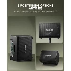Donner MT-1 Taşınabilir Bluetooth Hoparlör Sistemi - 5