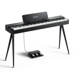 Donner Oura S100 Dijital Piyano (Black Oak Grain) - 1
