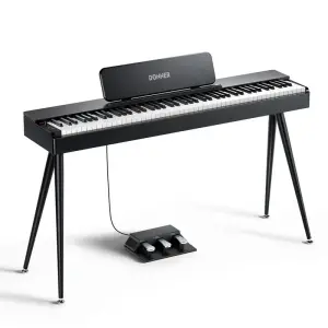Donner Oura S100 Dijital Piyano (Black Oak Grain) - 1