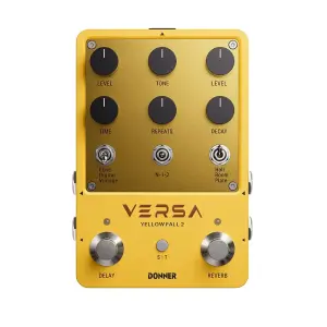 Donner Versa - Yellow Fall II 3x3 Reverb ve Delay Pedalı - 2