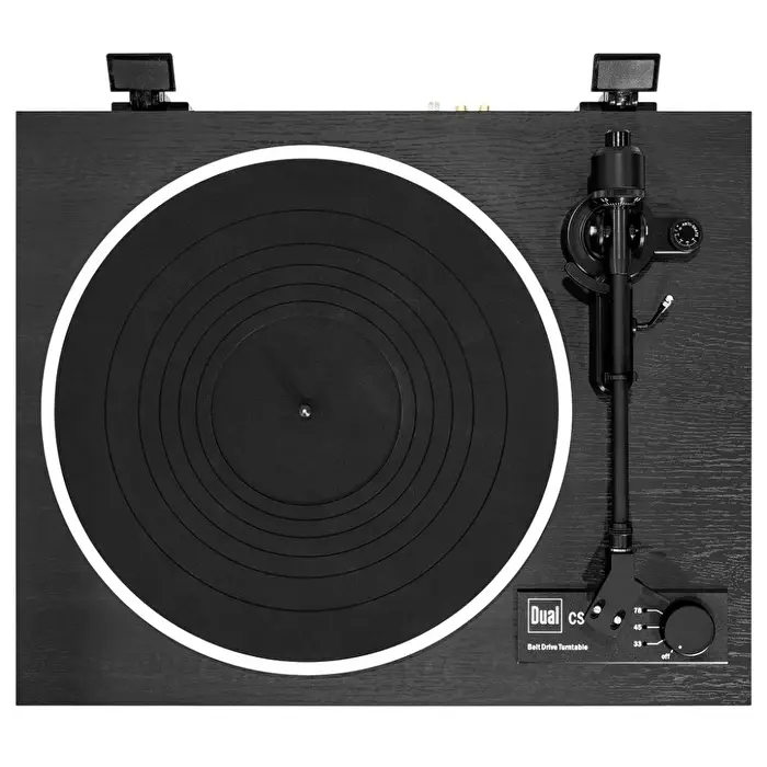 Dual CS 418 Siyah Ahşap Manuel Belt-Drive Pikap/Plakçalar (Dahili MM preamfi, 2M Red iğne ve kartuş) - 5