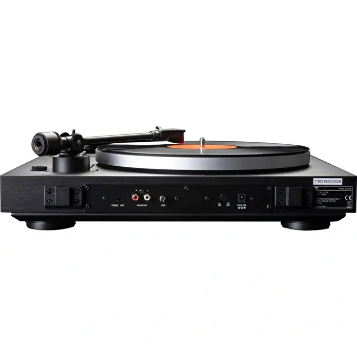 Dual CS 429 Siyah Ahşap Tam Otomatik Pikap/Plakçalar (Dahili MM preamfi, 2M Red iğne ve kartuş) - 4