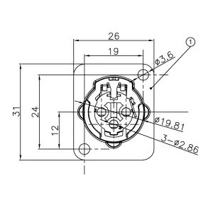 ENOVA XL13MB 3 Pinli Konnektör - 2