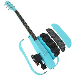 Enya Music NEXG 2 BL Kablosuz Mikrofonlu ve Aksesuar Paketli Mavi Elektro Akustik Gitar - 3