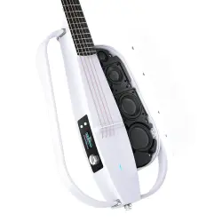 Enya Music NEXG 2 WH Kablosuz Mikrofonlu ve Aksesuar Paketli Beyaz Elektro Akustik Gitar - 5