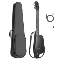 Enya NEXG 2N CL BK Siyah Renk Elektro Klasik Gitar - 5