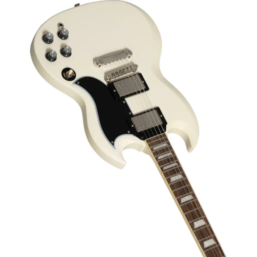 Epiphone 1961 Les Paul SG Standard Elektro Gitar (Aged Classic White) - 11