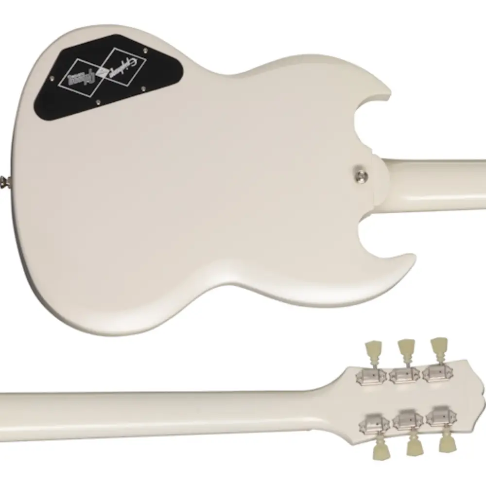 Epiphone 1961 Les Paul SG Standard Elektro Gitar (Aged Classic White) - 6