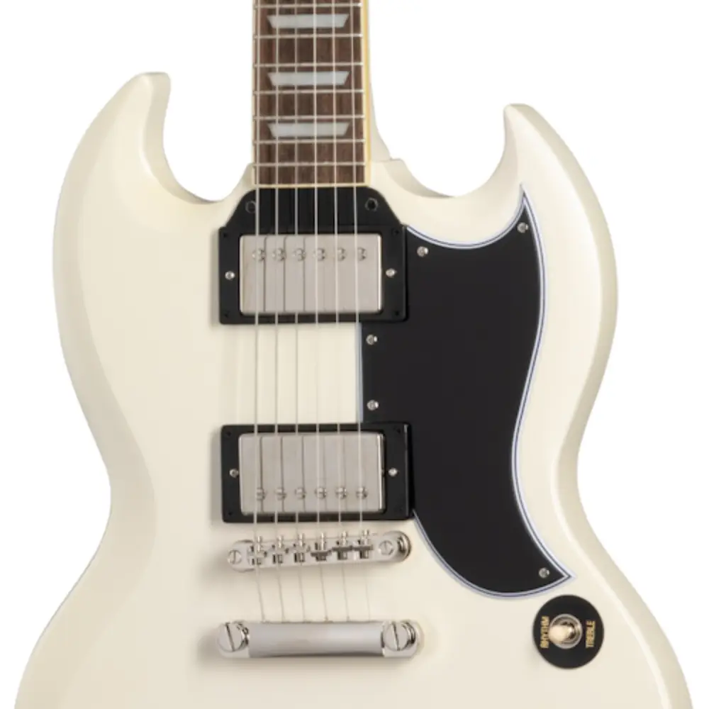 Epiphone 1961 Les Paul SG Standard Elektro Gitar (Aged Classic White) - 4