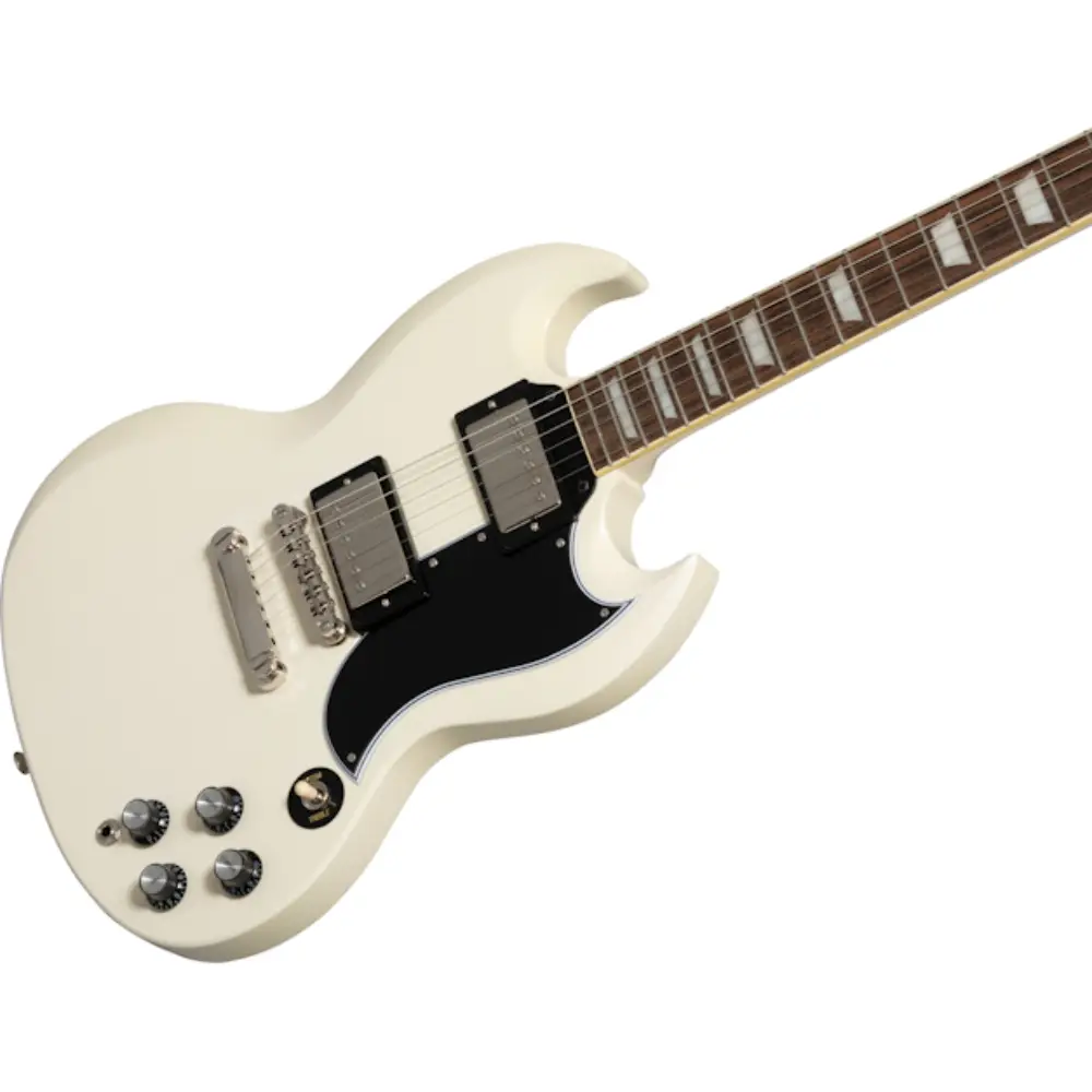Epiphone 1961 Les Paul SG Standard Elektro Gitar (Aged Classic White) - 10