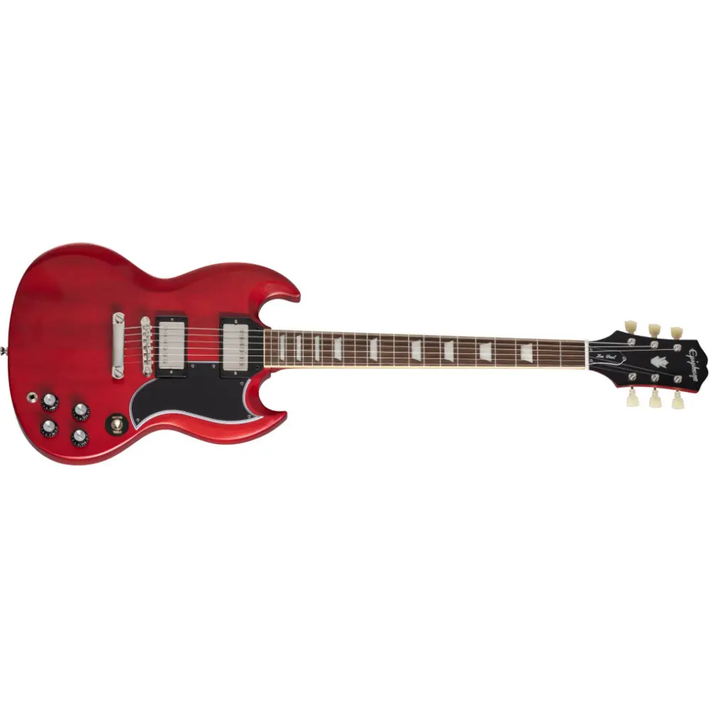 Epiphone 1961 Les Paul SG Standard Elektro Gitar (Aged Sixties Cherry) - 7
