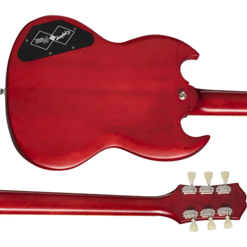 Epiphone 1961 Les Paul SG Standard Elektro Gitar (Aged Sixties Cherry) - 6