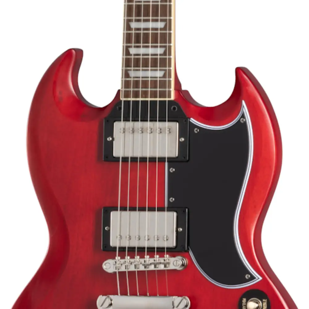 Epiphone 1961 Les Paul SG Standard Elektro Gitar (Aged Sixties Cherry) - 4