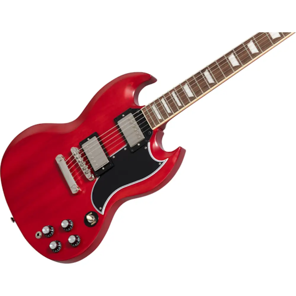 Epiphone 1961 Les Paul SG Standard Elektro Gitar (Aged Sixties Cherry) - 10