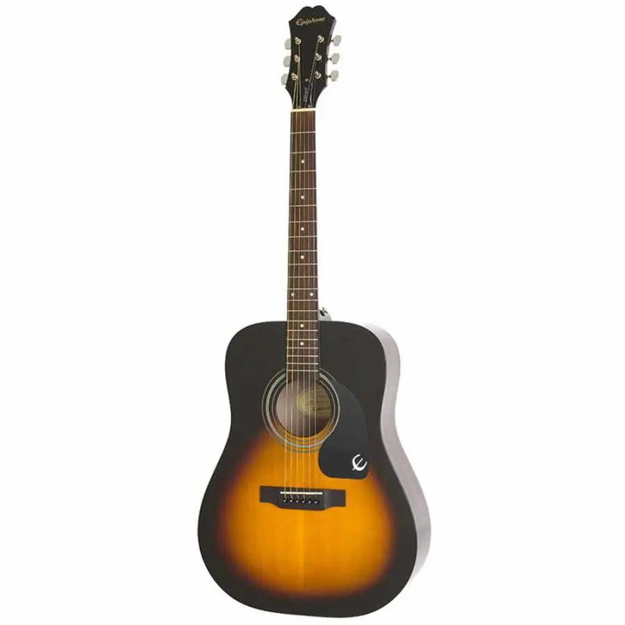 Epiphone AJ-220S Solid Top Akustik Gitar (Vintage Sunburst) - 1