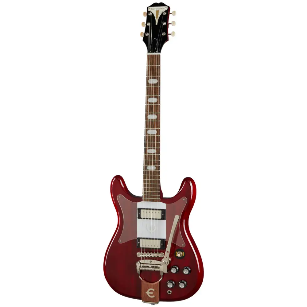 Epiphone Crestwood Custom Tremotone Electro Guitar (Cherry) - 1