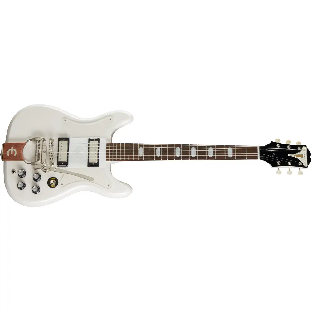 Epiphone Crestwood Custom Tremotone Electro Guitar (Polaris White) - 7