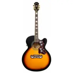 Epiphone EJ-200 CE Gold Elektro Akustik Gitar (Vintage Sunburst) - 1