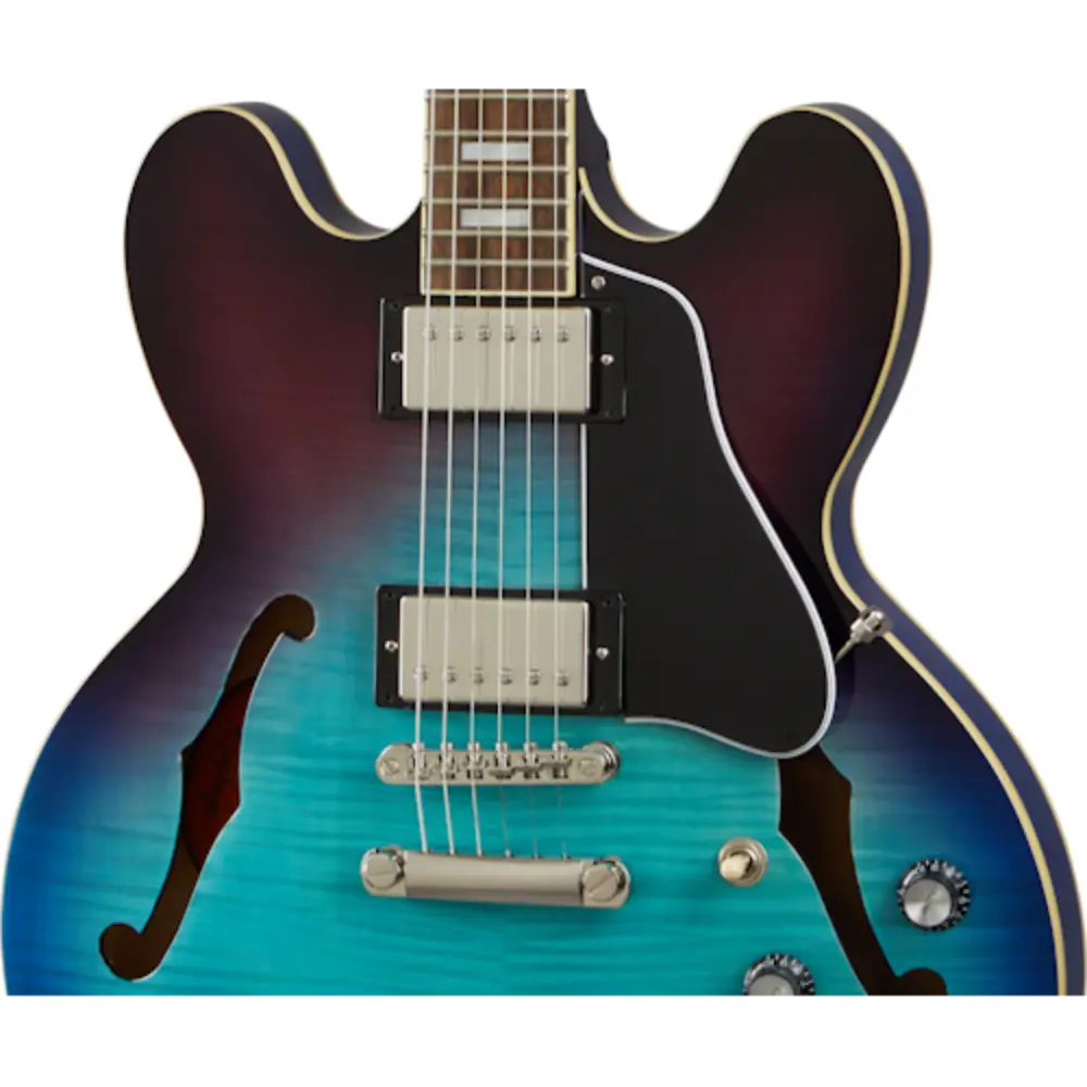 Epiphone ES-335 Figured Elektro Gitar (Blueberry Burst) - 4