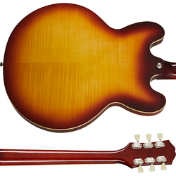 Epiphone ES-335 Figured Elektro Gitar (Raspberry Tea Burst) - 6