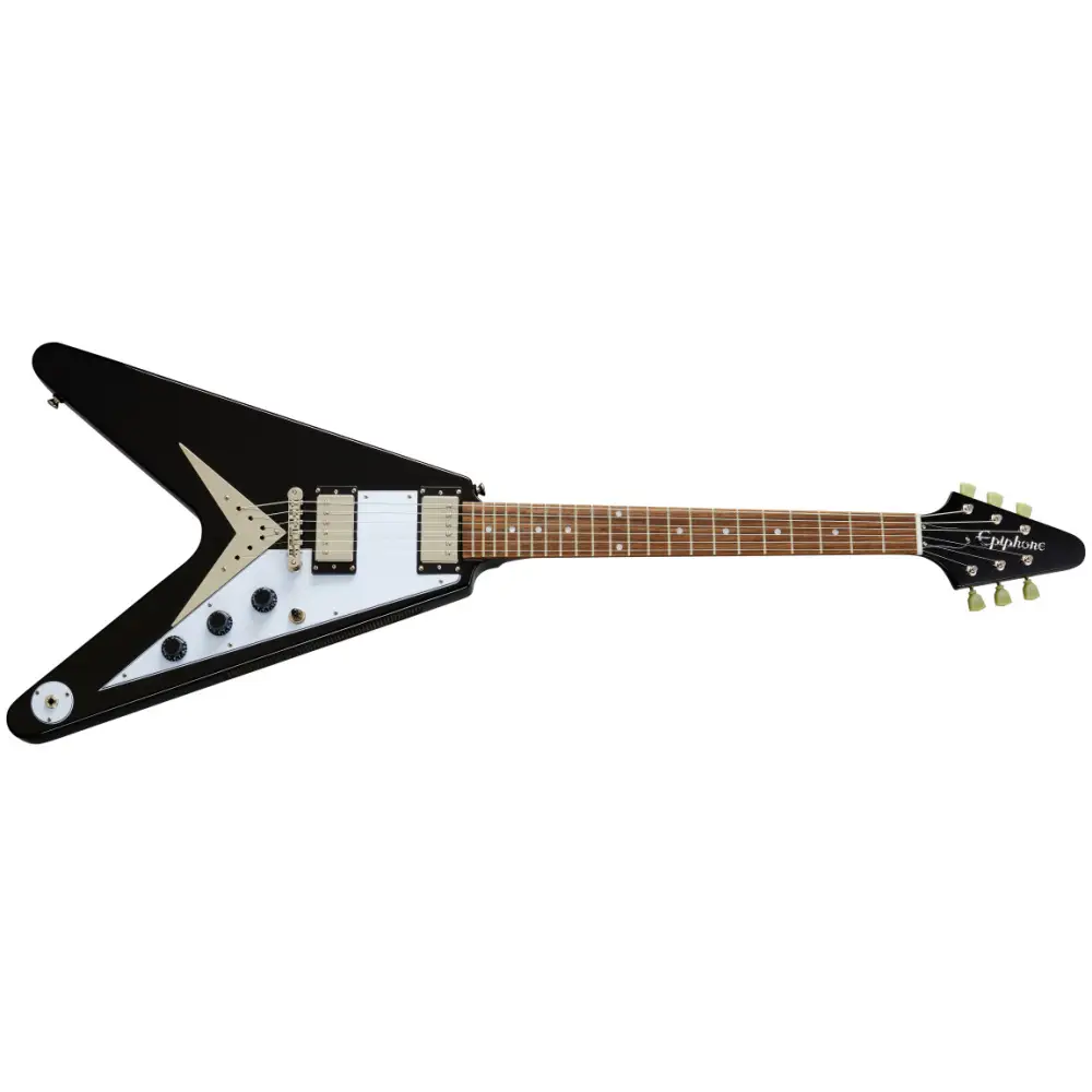 Epiphone Flying V Electro Guitar (Ebony) - 7