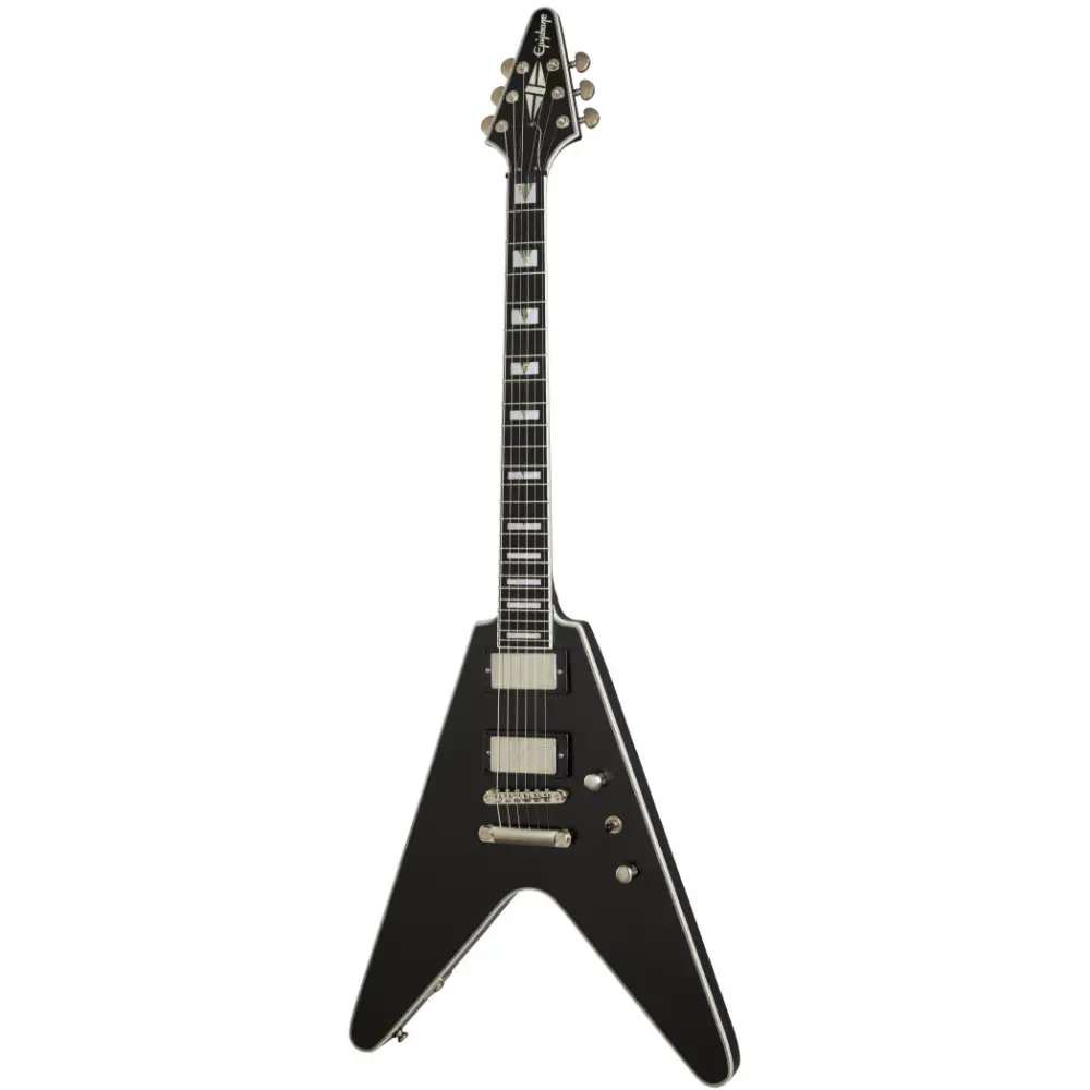 Epiphone Flying V Prophecy Electro Guitar (Black Aged Gloss) - 1