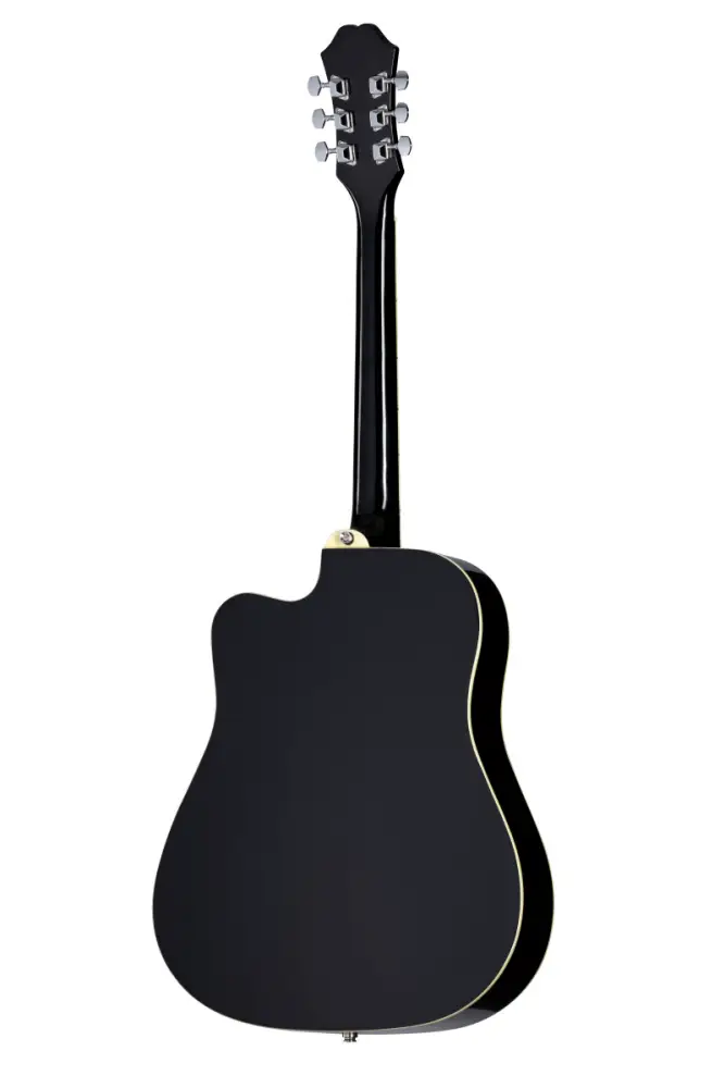 Epiphone FT-100CE Jumbo Elektro Akustik Gitar (Ebony) - 2