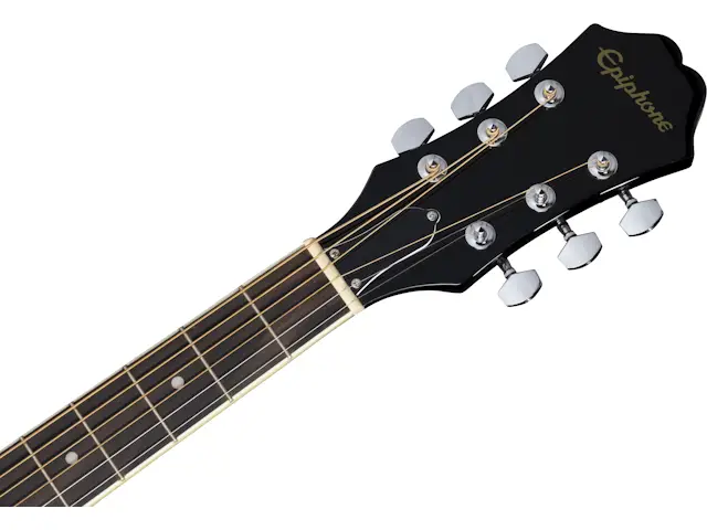 Epiphone FT-100CE Jumbo Elektro Akustik Gitar (Ebony) - 4