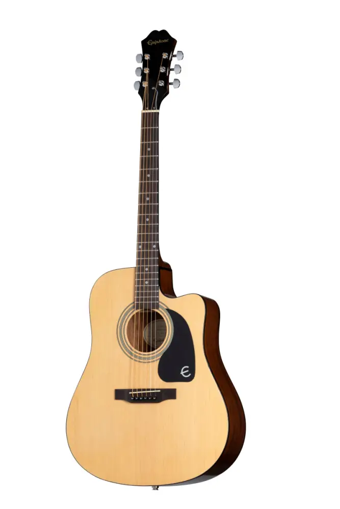 Epiphone FT-100CE Jumbo Elektro Akustik Gitar (Natural) - 1