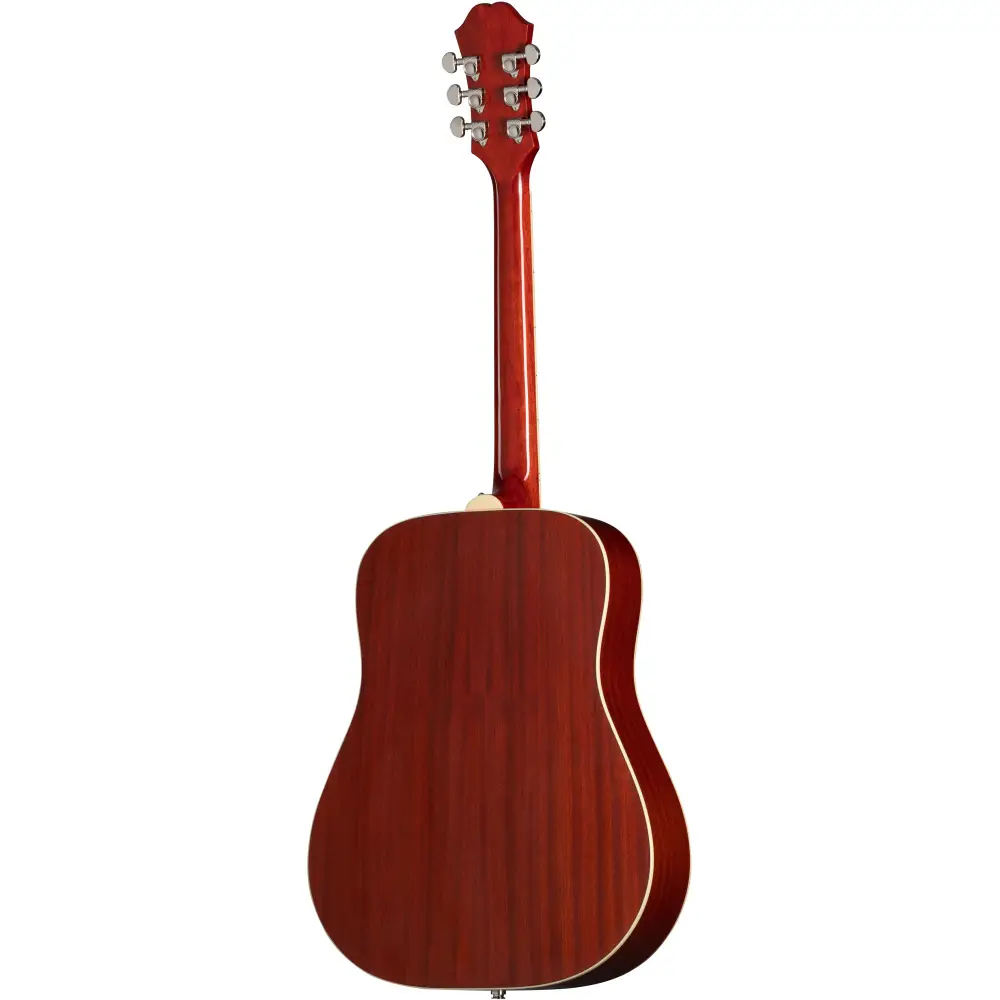 Epiphone Hummingbird Studio - Solid Top Fishman Sonitone Elektro Akustik Gitar (Faded Cherry) - 2