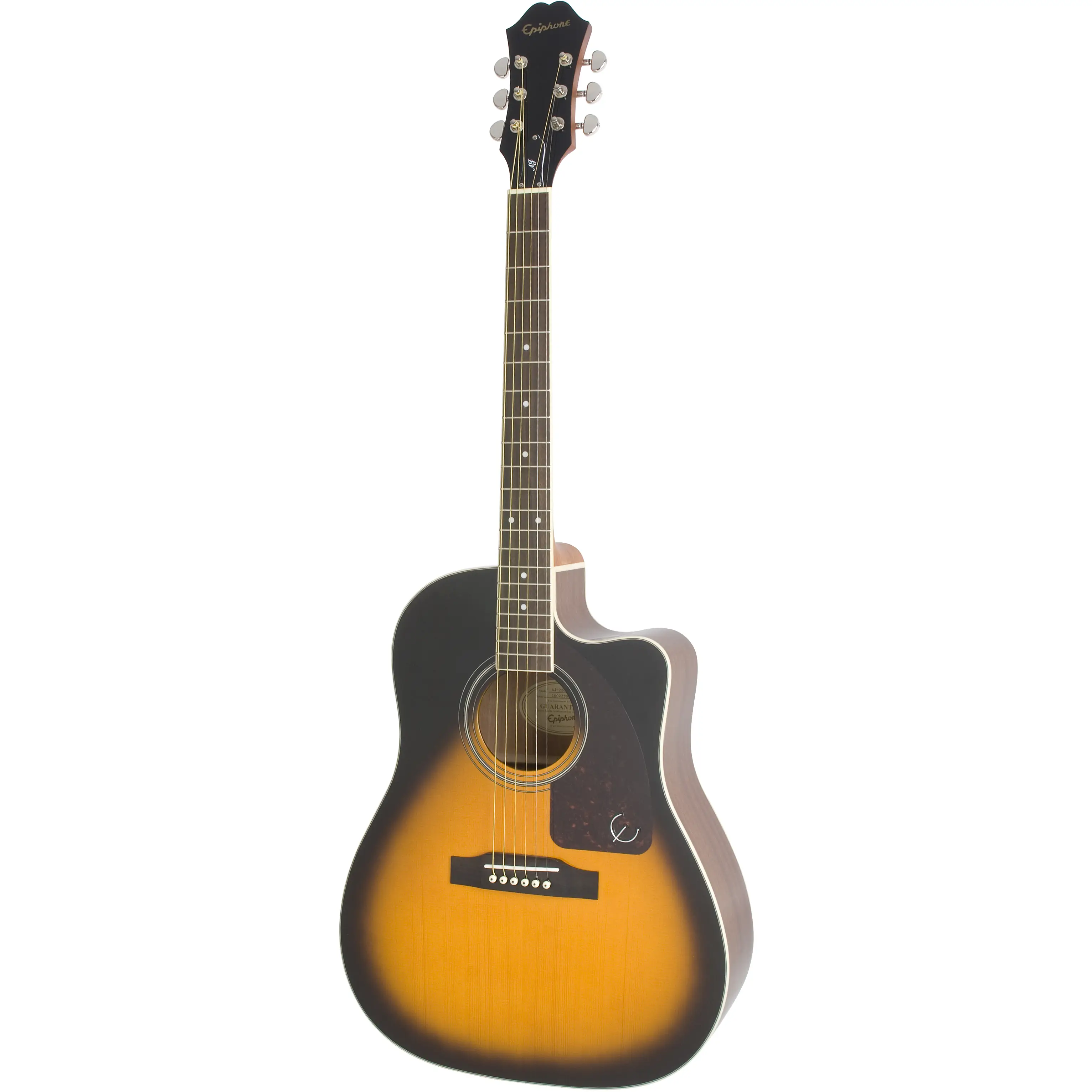 Epiphone J-45 EC Studio - Solid Top Fishman Presys-II Elektro Akustik Gitar (Vintage Sunburst) - 1