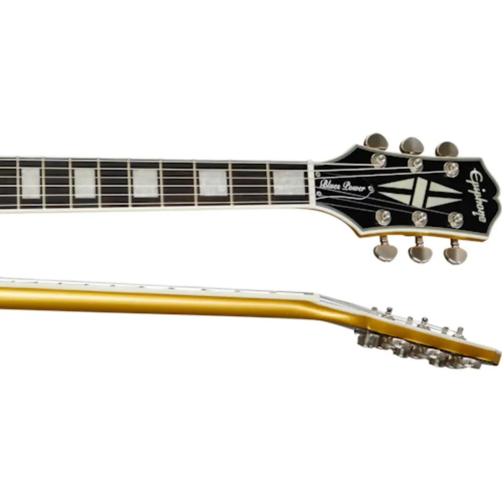 Epiphone Jared James Nichols Gold Glory Les Paul Custom Electro Guitar (Double Gold Vintage Aged) - 5