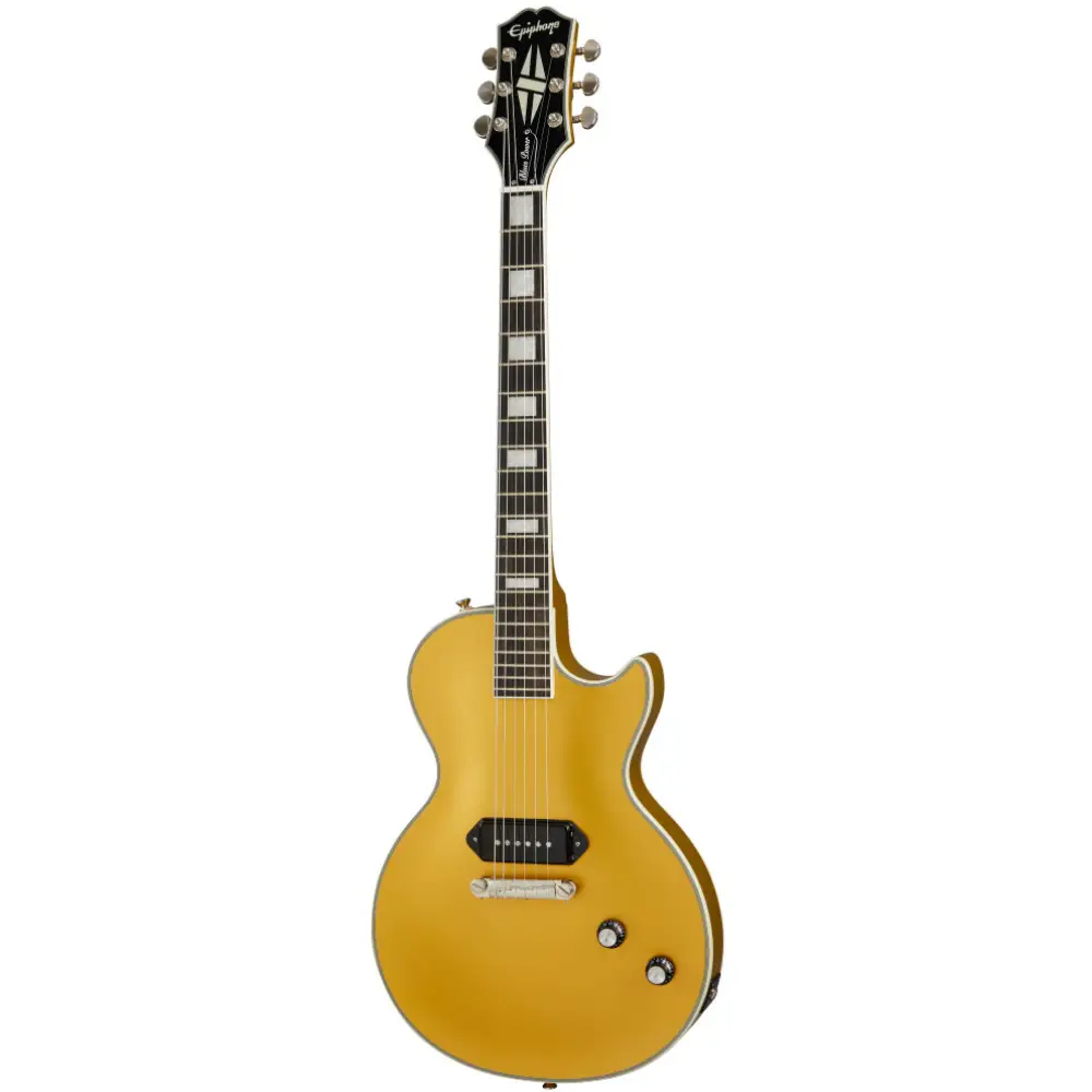 Epiphone Jared James Nichols Gold Glory Les Paul Custom Electro Guitar (Double Gold Vintage Aged) - 1