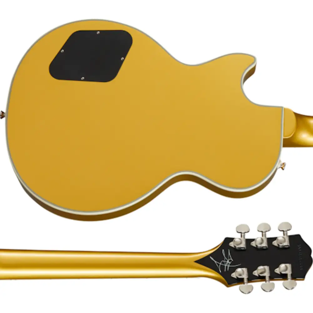 Epiphone Jared James Nichols Gold Glory Les Paul Custom Elektro Gitar (Double Gold Vintage Aged) - 6