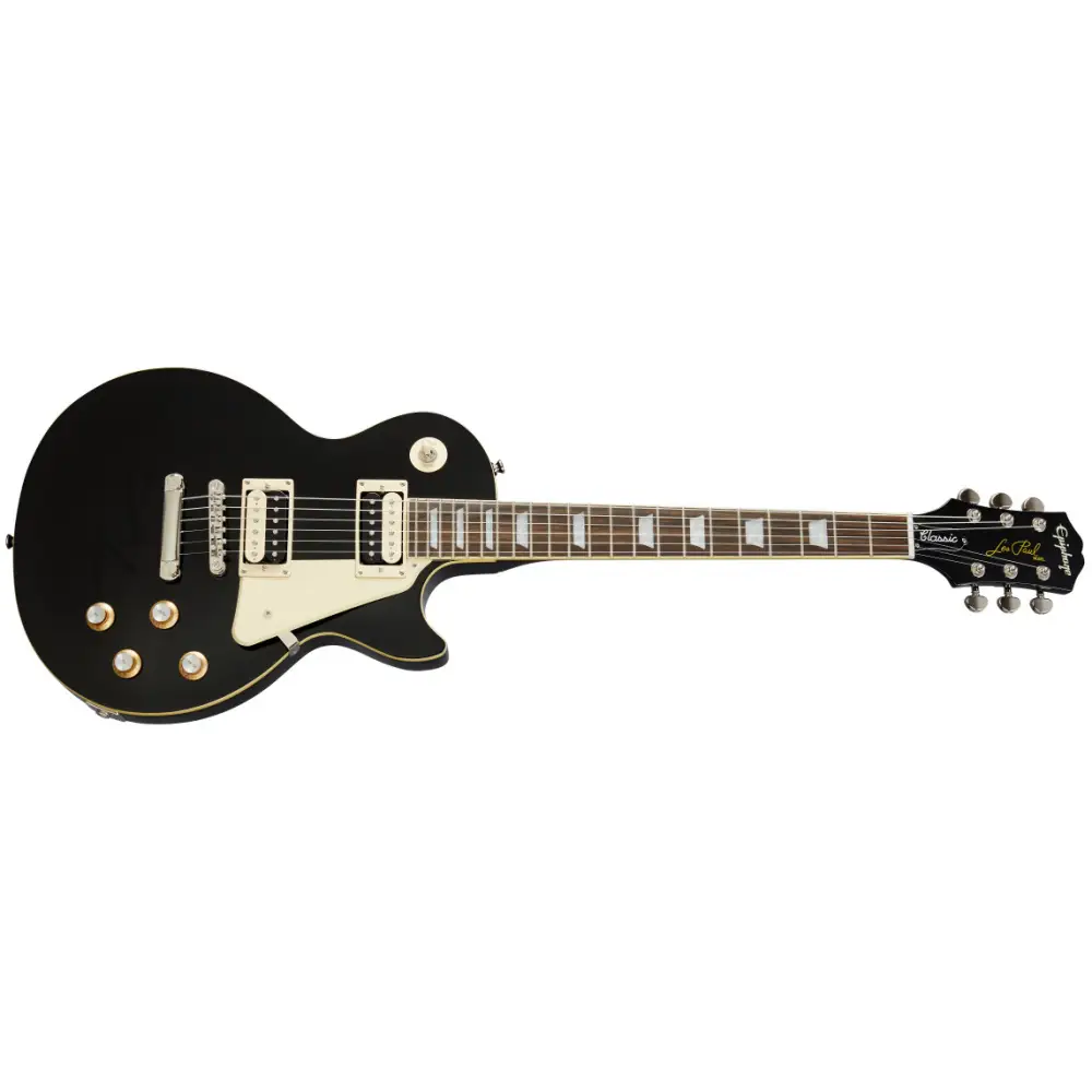 Epiphone Les Paul Classic Electro Guitar (Ebony) - 7