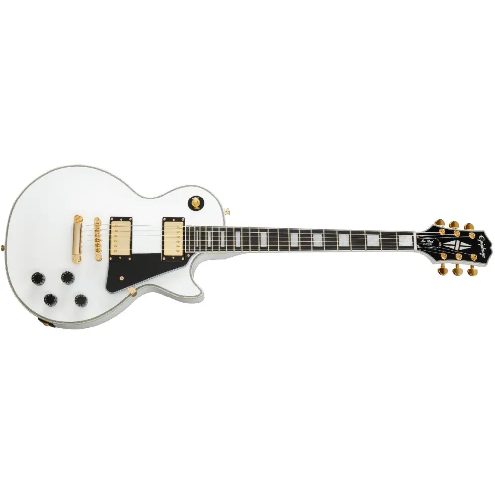 Epiphone Les Paul Custom Electro Guitar (Alpine White) - 7