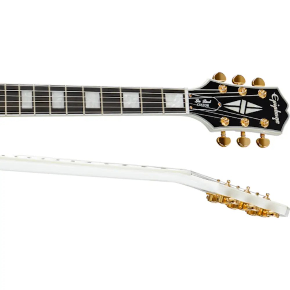 Epiphone Les Paul Custom Electro Guitar (Alpine White) - 5